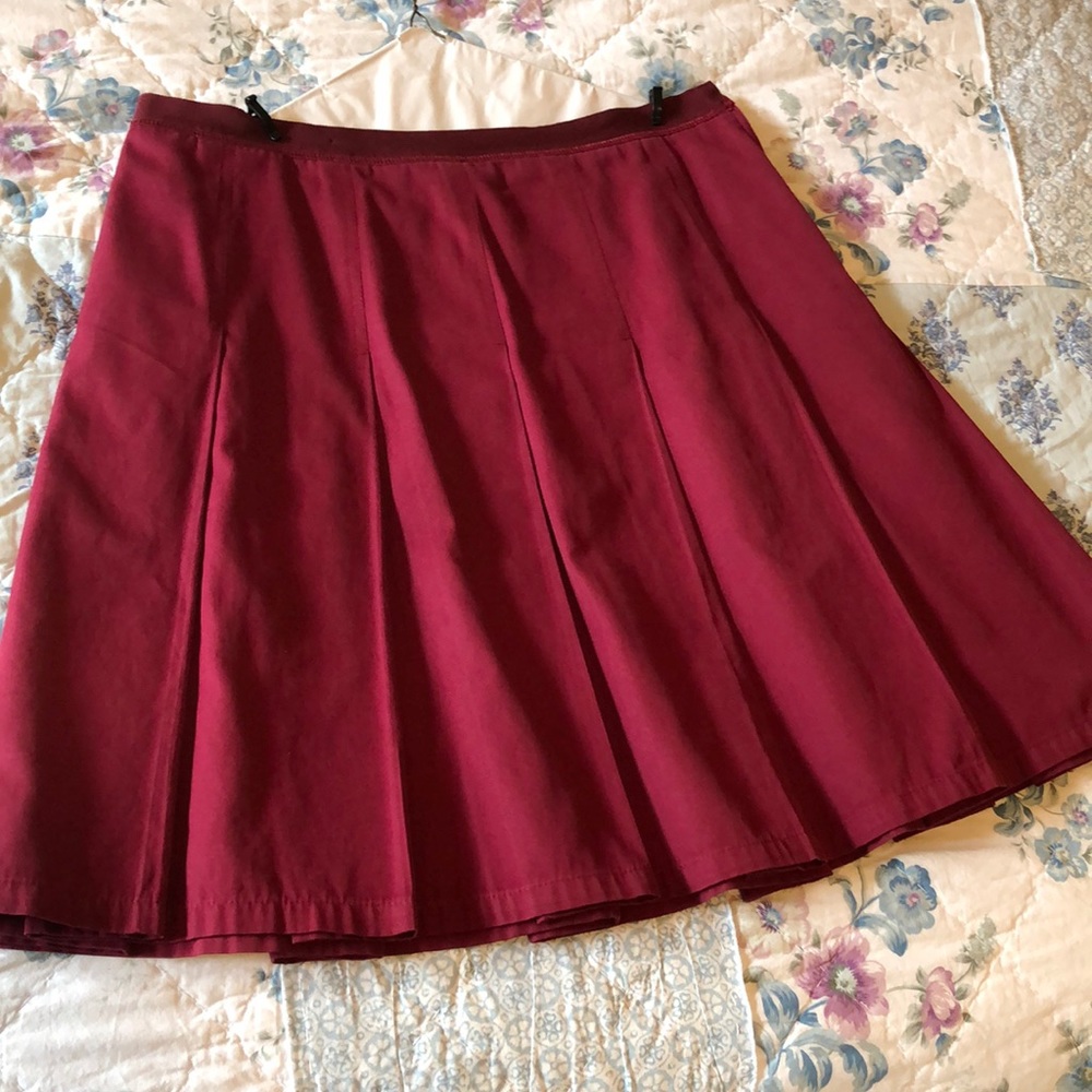 Miu  miu Maroon Skirt